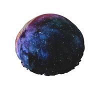 Gorro de baño estampado Galaxy in The Universe, protector de pelo de doble capa, funda elástica para lavar la cara, 27 cm