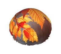 Gorro de baño grande con estampado de árbol en atardecer dorado, apto para todas las longitudes de cabello, protege el cabello, gorro de baño reutilizable
