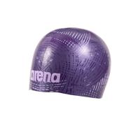 Arena Gorro de natación Unisex de Silicona Moldeada para Adultos para Mujeres y Hombres, natación, Entrenamiento intensivo, Duradero, Suave, elástico, Gorra Plana de baño, Color Ciruela