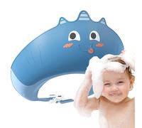 Gorro de baño para baby shower, visera con protección para los ojos y los oídos, sombrero de champú, protector de oídos, seguro y cómodo, suministros para bebés, visera de baño ajustable
