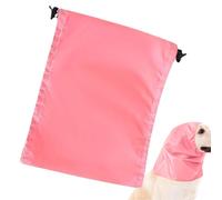 Gorro de baño para mascotas: cubierta elástica impermeable, protector de oídos y cara caninos, protector ďe champú, diseño antideslizante, característica đe seguridad para el baño | Unidad d́e gorro ṕ