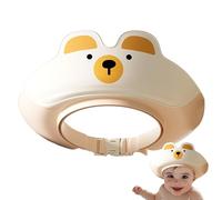 Gorro de baño para niños pequeños, plegable, impermeable, para shower, cómodo protector para los oídos, bonito sombrero protector para niños pequeños, control de salpicaduras, para el