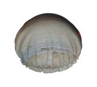 Gorro de baño reutilizable con estampado de calabaza otoñal, cubierta de pelo de doble capa para cabello largo y grueso, casco de 10.6 pulgadas