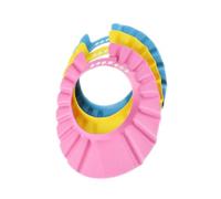 Gorro de baño suave para bebé Gorro de baño suave ajustable Productos de protección de champú para bebés y niños Ducha infantil 3 piezas Gorro de baño para niños Productos de protección de champú para