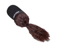 Gorro de béisbol casual con extensiones de pelo para cosplay, ropa de calle, sombrero de sol, cola de caballo rizada, accesorios para fotos