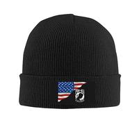 Gorro De Caza Prisionero De Guerra Desaparecido En Combate con Bandera Estadounidense Gorro De Punto Termicos Transpirable Cálido Gorra para Niñas Ciclismo Correr