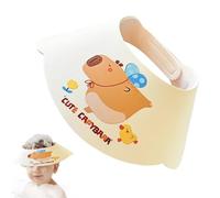 Gorro de champú para bebé - Protector de cabeza para bebé, diseño de Capybara, accesorio de baño seguro para niños pequeños que protege los ojos, nariz y cuello contra salpicaduras
