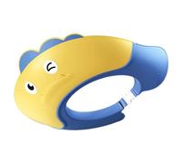 Gorro de champú para bebé, suave y ajustable con forma de dinosaurio, gorro de lavado de pelo de bebé, gorras de champú para cabeza y ojos para niños a partir de 6 meses, accesorios de baño para bebés