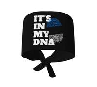 Gorro De Chef Está En Mi ADN Bandera De Estonia Transpirable Gorro De Peluquería Regulable Gorros De Trabajo para Mujer Hombre Peluquería