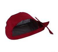 Gorro de chef pirata ajustable para hombre y mujer, diseño de calavera, gorro de cocina, malla de algodón suave, sombrero de restaurante, catering, 30 x 20 x 12 cm (alto)