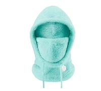 Gorro de Ciclismo de Invierno de Forro Polar, Grueso, cálido y Resistente al Viento, Gorro for Actividades al Aire Libre, for Esquiar, for Motociclismo(014-YPP100-5,40-48cm)