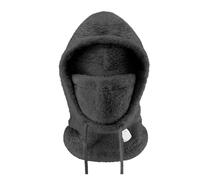 Gorro de Ciclismo de Invierno de Forro Polar, Grueso, cálido y Resistente al Viento, Gorro for Actividades al Aire Libre, for Esquiar, for Motociclismo(014-YPP100-3,40-48cm)