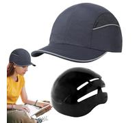 Gorro de ciclismo - Gorra de ciclismo ligera de verano | Visera de protección UV debajo del casco | Detalle de ribete reflectante de poliéster de 4.33 pulgadas, senderos de montaña o paseos en com