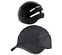 Gorro de ciclismo - Gorra de ciclismo ligera de verano | Visera de protección UV debajo del casco | Detalle de ribete reflectante de poliéster de 4.33 pulgadas, senderos de montaña o paseos en