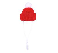 Gorro de conejillo de indias, disfraz de Navidad, regalo temático de Navidad, tejido a mano, para hámster de mascota pequeña, disfraz de hámster para hámsters reales