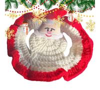 Gorro De Crochet para Gato,Suave Lindo Papá Noel Gorro para Mascotas con Agujeros para Las Orejas, De Navidad para Gatos | para Fiestas Invierno Niños Chicos Chicas Jóvenes Familia