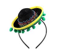 Gorro de Día de Muertos, diadema para disfraz de mexicanos, disfraz de festival de mexicanos, diadema para el pelo, fácil de llevar, para adultos, niños, mascotas, mexicanos, diadema novedosa