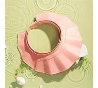 Gorro de ducha ajustable, suave gorro para lavar el cabello para adultos, niños, ancianos, embarazadas y personas con discapacidad. Gorro protector para el champú y el baño para una ducha (Pink)