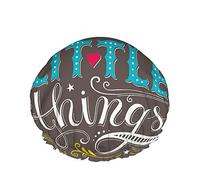 Gorro de ducha con cita, cita divertida Enjoy The Little Things Gorros de baño impermeables de doble capa, perfectos para todas las longitudes y grosores de cabello