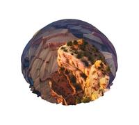 Gorro de ducha con estampado "Beauty Grand Canyon 1", elástico y reutilizable, para cabello largo y corto, gorro DoubleHair