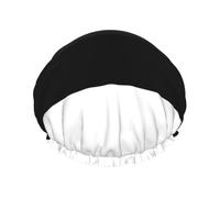 Gorro de ducha con estampado de la bandera de Estonia para mujer, gorro de ducha grande lavable con banda elástica