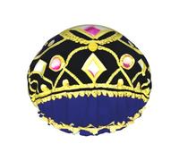 Gorro de ducha con estampado de tiara de fantasía, reutilizable, doble capa, transpirable, de secado rápido, perfecto para el hogar, spa, hotel y viajes