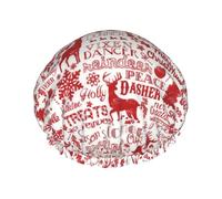 Gorro de ducha doble con estampado de animales salvajes, osos y ciervos, gorros de ducha para baño, gorros de ducha para mujeres y hombres, para uso doméstico y en salones de belleza
