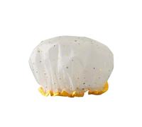 Gorro de ducha grueso doble capa for mujer, 20 unidades, con protección impermeable for el cabello Para Hogares, Hoteles(Yellow)