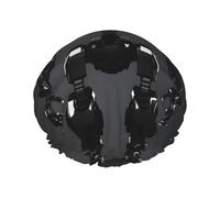 Gorro de ducha impermeable de doble capa para mujer, protección portátil para cabello largo, accesorio de baño versátil, robot negro