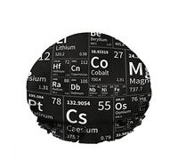 Gorro de ducha impermeable doble para baño, pizarra química, ciencia, número de palabra negra, elemento de fórmula, gorro de ducha de moda reutilizable para mujeres, belleza, baño, cabello, spa, hog