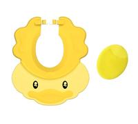 Gorro De Ducha Para Bebé De 1 Pieza Y 1 Cepillo De Champú De Silicona, Protección Ocular Impermeable Y Gorro De Ducha Con Protección Para Los Oídos.