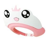 Gorro de ducha para bebé, resistente al agua, Cute Shower Caps Shield, Bath Visor, Eye Ear Shampoo Caps, Anti Slip Wash Hair Shield, Bathing Protection Cap for Kids