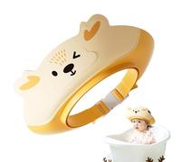 Gorro de ducha para bebé, visera plegable con champú, ajustable, para lavar la cabeza, accesorios de ducha para niños y niñas, protección para el lavado del cabello