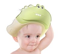Gorro de ducha para bebés y niños, gorro de protección seguro para champú, protección segura de champú, escudo de dibujos animados, gorro de baño con protección para ojos y oídos, hace que el