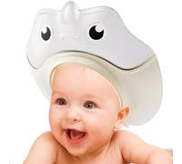 Gorro De Ducha Para Niños | Sombrero De Champú Ajustable Para Bebé | Gorra De Baño Para Niños | Sombrero De Cabello Para Niños | | Niños Bañando En El Baño Para Bamb, Triceratops yellow