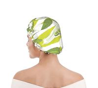 Gorro de ducha reutilizable Cute Pickles Gorros de ducha para mujer Gorro de baño impermeable Gorro de baño elástico Gorros de baño doble impermeableGorro de ducha de baño para todas las longitudes
