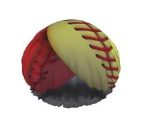 Gorro de ducha reutilizable para mujer, impermeable, doble capa, gorro de ducha de sóftbol para damas, spa, salón, tamaño grande para todas las longitudes de cabello