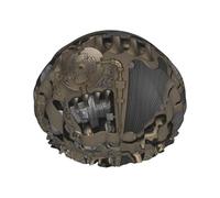 Gorro de ducha Steampunk Mechanical Gears con gorro de ducha elástico, impermeable, reutilizable de doble capa, orejeras para hombres, mujeres y mujeres.