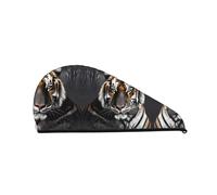 Gorro de ducha Tiger at Rest: buen rendimiento de absorción de agua y es adecuado para hadas con todo tipo de tipos de cabello