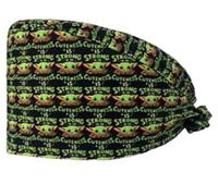 Gorro de enfermería Star Wars, gorro Quirúrgico La Guerra de las Galaxias, enfermeras, higienistas, médicos, cirujanos, auxiliares. Gorro quirúrgico Star Wars "Cuteness is strong in me".