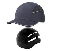 Gorro de Entrenamiento - Casco de Seguridad Ajustable - Gorra Deportiva con Protector Craneal Desmontable para Ciclismo Tenis Montaña Senderismo Actividades al Aire Libre y Ocio