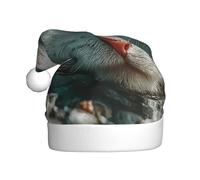 Gorro de felpa de invierno con elegantes patrones de gatito dormido, ligero y cálido, adecuado para vacaciones y fiestas de invierno, color negro