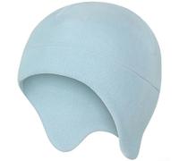 Gorro de forro polar de ajuste flexible para hombres y mujeres, adecuado para correr, senderismo, esquí y otros ejercicios al aire libre (azul)