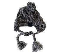 Gorro de gatito con agujero para las orejas, disfraz de punto para cosplay, accesorios para fotos de perro de invierno