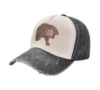 Gorro de Hombre, cálido algodón Puro。 Gorra de béisbol Moo deng Baby Hippo Panik Gorra de Navidad Gorra de Golf Hombre Mujer