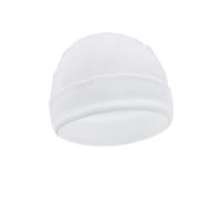 Gorro de hospital para recién nacidos, transpirable, suave, para niños y niñas, de 0 a 6 meses, regalo de ducha, blanco, Talla única