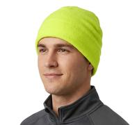 Gorro de invierno cálido para hombre y mujer, unisex, para deportes al aire libre, ciclismo, forro polar, gorro de esquí, Verde fluorescente, talla única-M