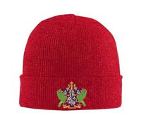 Gorro De Invierno con Estampado Escudo De Armas De Santa Lucía, Gorro Cálido De Punto, Suave Agradable Al Tacto para Quimioterapia para Hombres Y Mujeres, Color Sólido, Talla Única