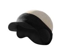 Gorro de invierno con orejeras | Gorro cálido de punto | Gorro de invierno resistente al viento para esquí - para pesca, motociclismo, senderismo, esquí, camping, mochilero, deportes, correr, escalar