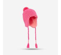 Gorro de invierno con orejeras Niños Wedze Timeless Coral Talla única